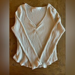 T.la from Anthropologie Cream Women’s Sweater, XL.